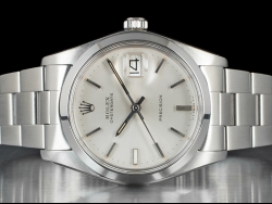Ролекс (Rolex) Oysterdate Precision 34 Argento Oyster Silver Lining 6694